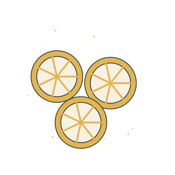 Lemon Slice Sampler - Original Design Artwork Original Lemon Slice Sampler illustration for upcoming cross stitch PDF pattern; design artwork not a stitched sample