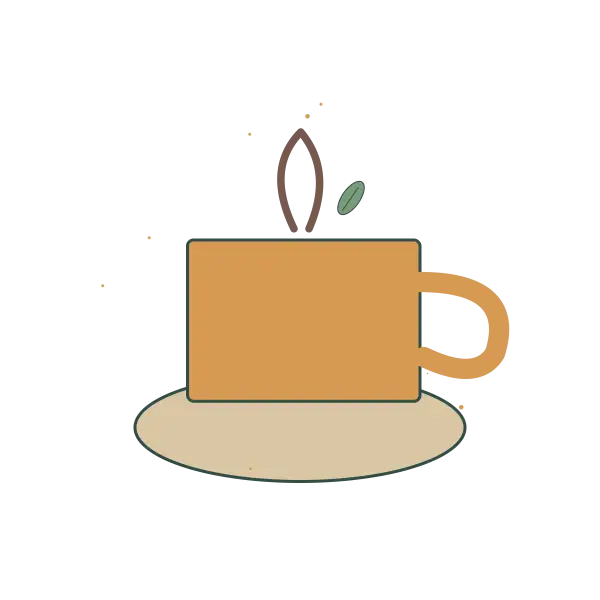 Pumpkin Spice Mug - Original Design Artwork Original Pumpkin Spice Mug illustration for upcoming cross stitch PDF pattern; design artwork not a stitched sample