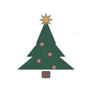 Scandi Christmas Tree - Original Design Artwork Original Scandi Christmas Tree illustration for upcoming cross stitch PDF pattern; design artwork not a stitched sample