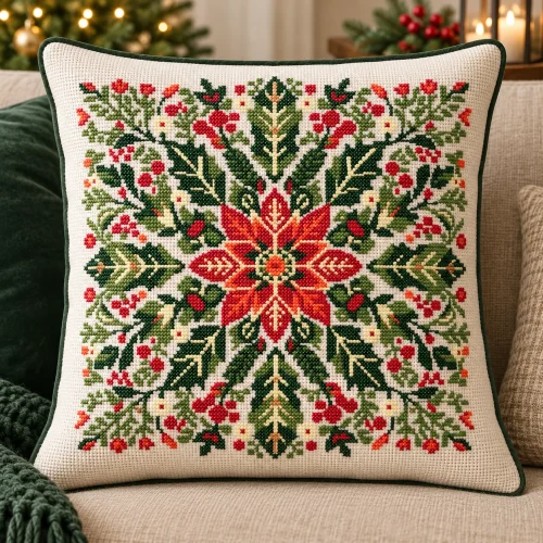 Mandala Cross Stitch Pattern ready