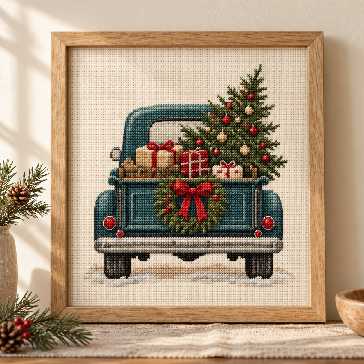 Seasonal & Holiday — framed cross stitch category illustration