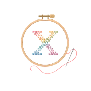 XStitchPattern embroidery hoop logo